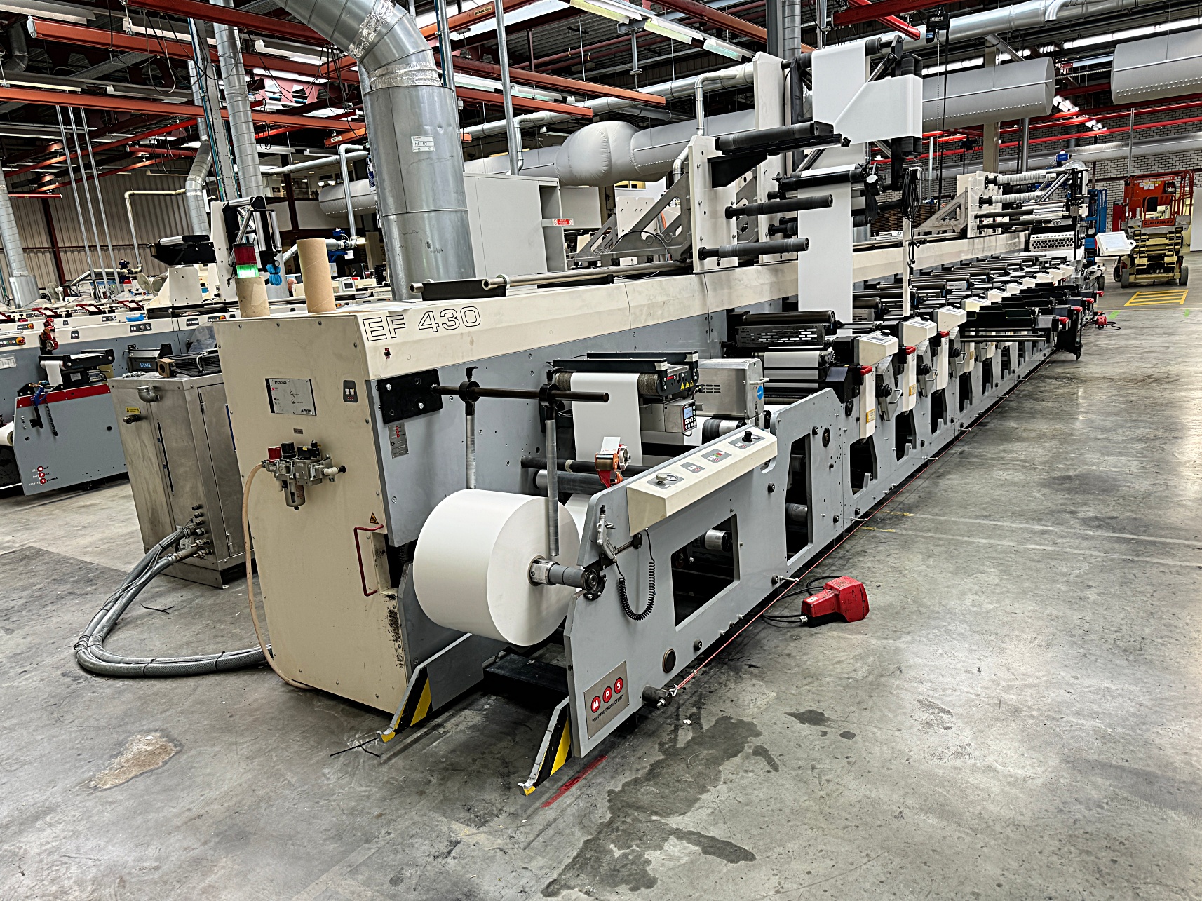 Relocation of an MPS 430 10-colour flexo for a Dutch customer