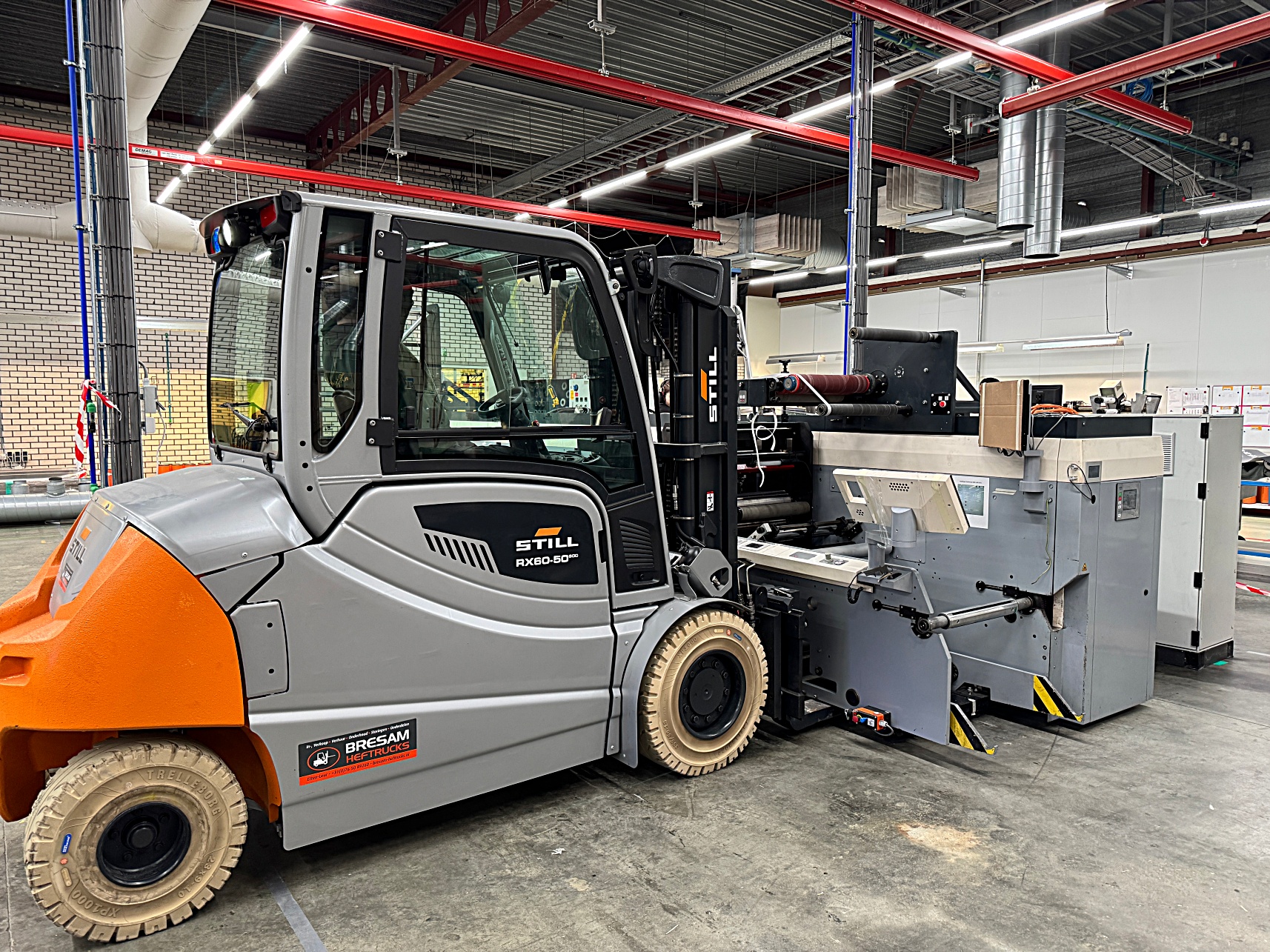 Relocation of an MPS 510 8-colour flexo for a Dutch customer